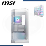 CASE MSI MAG PANO M100R PZ WHITE ARGB SIN FUENTE VIDRIO TEMPLADO USB 3.2 (PN:306-7G24W24-809)