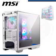 CASE MSI MAG PANO M100R PZ WHITE ARGB SIN FUENTE VIDRIO TEMPLADO USB 3.2 (PN:306-7G24W24-809)