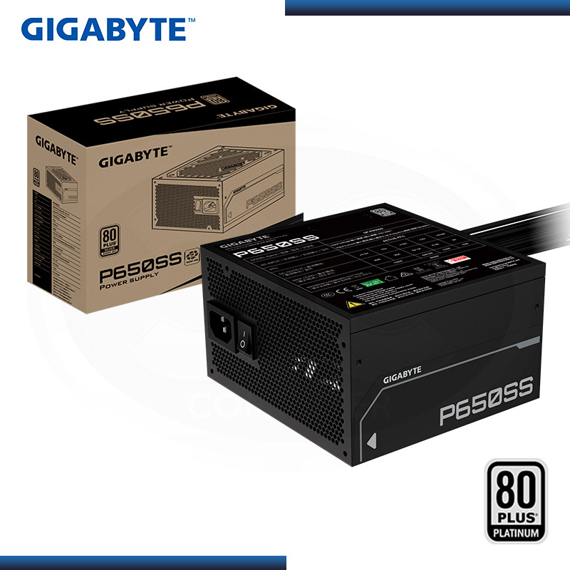 FUENTE GIGABYTE P650SS 650W BLACK 80 PLUS SILVER (PN:GP-P650SS)