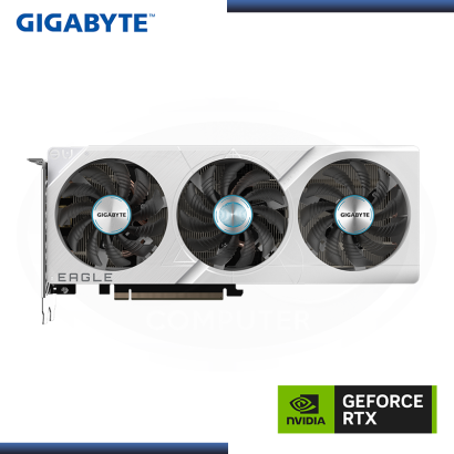 GIGABYTE GEFORCE RTX 4060Ti 8GB GDDR6 128BITS OC EAGLE ICE (PN:GV-N406TEAGLEOC ICE-8GD)