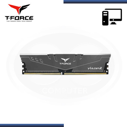 MEMORIA 16GB DDR4 T-FORCE VULCAN Z GRAY BUS 3200MHz (PN:TLZGD416G3200HC16F01)