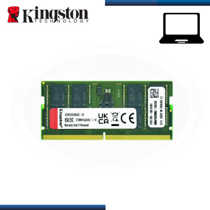 MEMORIA 32GB DDR5 KINGSTON KVR SODIMM BUS 5200MHz (PN:KVR52S42BD8-32)