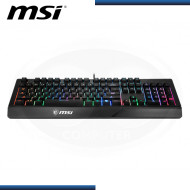 TECLADO MSI VIGOR GK20 RAINBOW MULTIMEDIA BLACK USB (PN:S1104US261CLA)