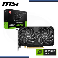MSI GEFORCE RTX 4060Ti 16GB GDDR6 128BITS VENTUS 2X BLACK OC (PN:912-V517-211)