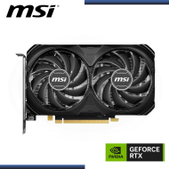 MSI GEFORCE RTX 4060Ti 16GB GDDR6 128BITS VENTUS 2X BLACK OC (PN:912-V517-211)