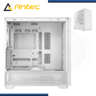 CASE ANTEC FLUX WHITE SIN FUENTE VIDRIO TEMPLADO USB 3.0/USB TYPE-C (PN:0-761345-10134-9)