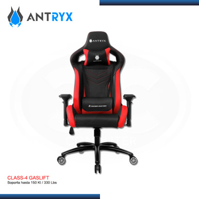 SILLA ANTRYX VIKING RED BLACK  XTREME RACING 4D (PN:AXR-6500-4R)