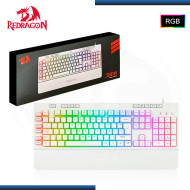 TECLADO REDRAGON SHIVA WHITE RGB SEMI-MECANICO SPANISH WIRED USB (PN:K512W-RGB-1)