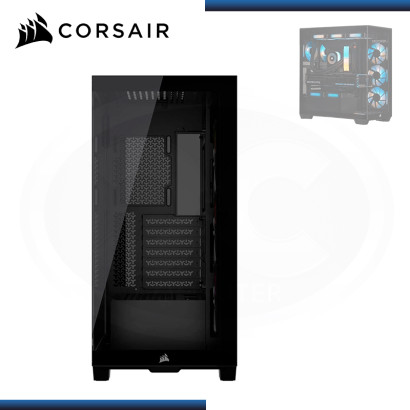 CASE CORSAIR 3500X ARGB BLACK  SIN FUENTE VIDRIO TEMPLADO USB 3.2 (PN:CC-9011278-WW)