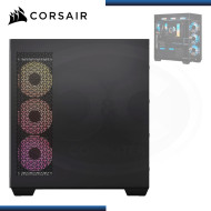 CASE CORSAIR 3500X ARGB BLACK  SIN FUENTE VIDRIO TEMPLADO USB 3.2 (PN:CC-9011278-WW)