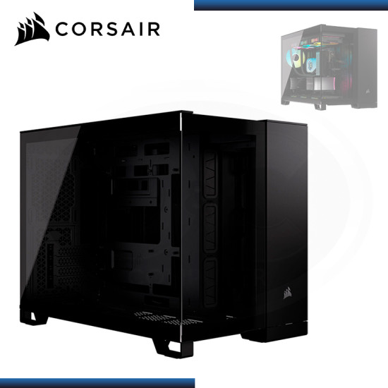 CASE CORSAIR 2500X BLACK SIN FUENTE VIDRIO TEMPLADO USB 3.2 (PN:CC-9011265-WW)