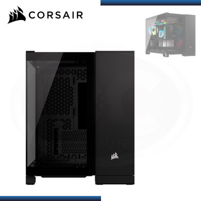 CASE CORSAIR 2500X BLACK SIN FUENTE VIDRIO TEMPLADO USB 3.2 (PN:CC-9011265-WW)