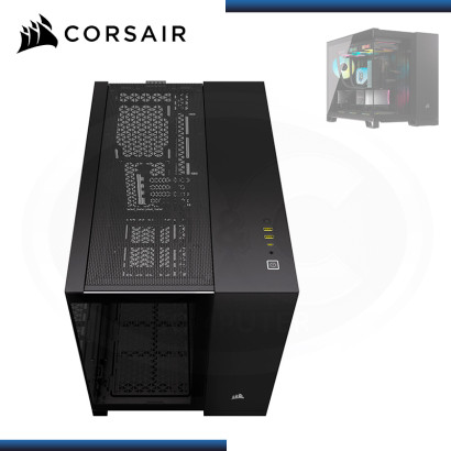 CASE CORSAIR 2500X BLACK SIN FUENTE VIDRIO TEMPLADO USB 3.2 (PN:CC-9011265-WW)