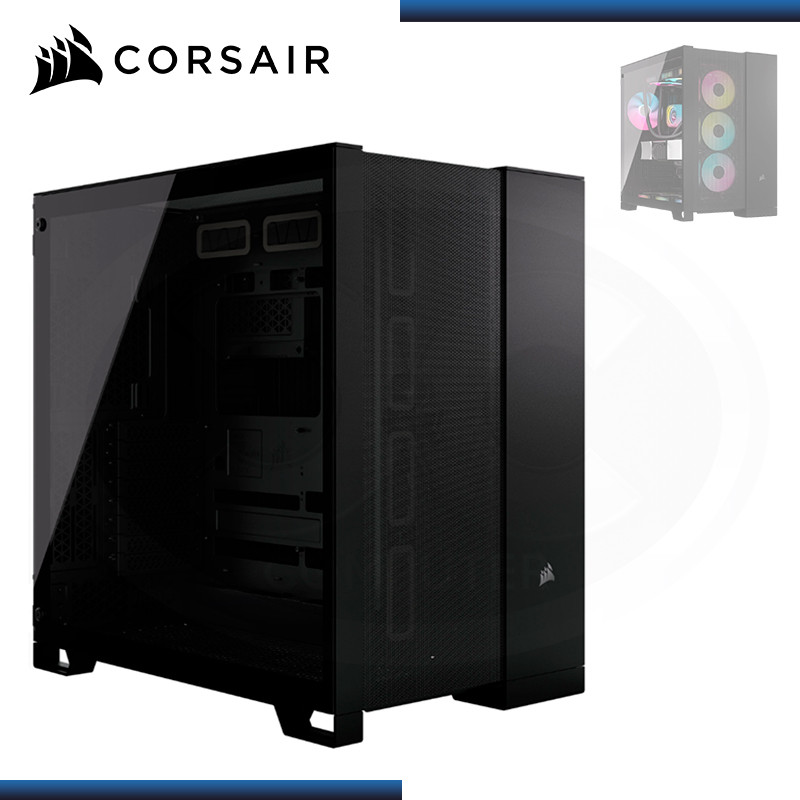 CASE CORSAIR 6500D AIRFLOW BLACK SIN FUENTE VIDRIO TEMPLADO USB 3.2 (PN:CC-9011259-WW)