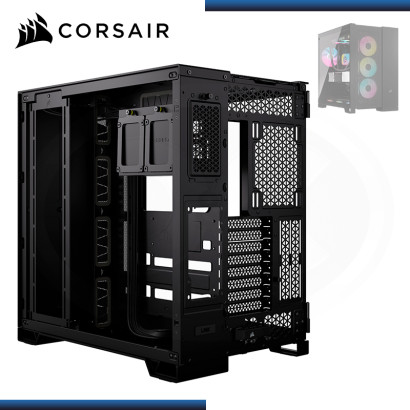 CASE CORSAIR 6500D AIRFLOW BLACK SIN FUENTE VIDRIO TEMPLADO USB 3.2 (PN:CC-9011259-WW)