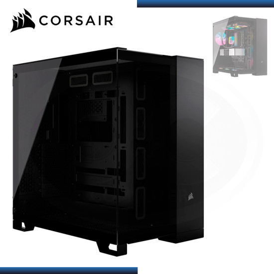 CASE CORSAIR 6500X BLACK SIN FUENTE VIDRIO TEMPLADO USB 3.2 (PN:CC-9011257-WW)