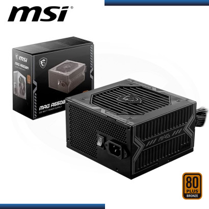 FUENTE MSI MAG A550BN 550W 80 PLUS BRONZE (PN:306-7ZP2A22-CEO)