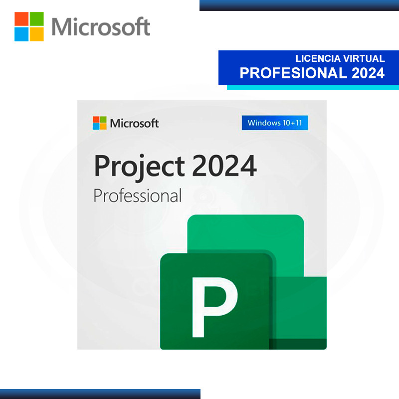 MICROSOFT PROJECT PROFESIONAL 2024 LICENCIA VIRTUAL (ESD) 1 PC (PN:EP2-07001)