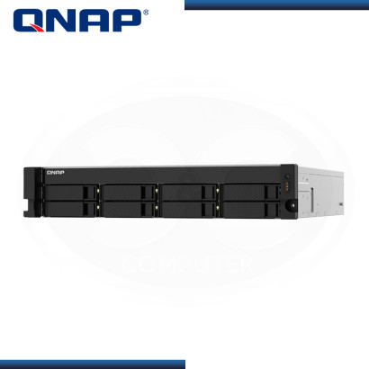 ALMACENAMIENTO NAS QNAP TS-832PXU ARM CORTEX-A57 8 BAHÍAS/MEMORIA 4GB RAM (EXPANDIBLE 16GB) 2 PUERTOS SFP+ 10GbE