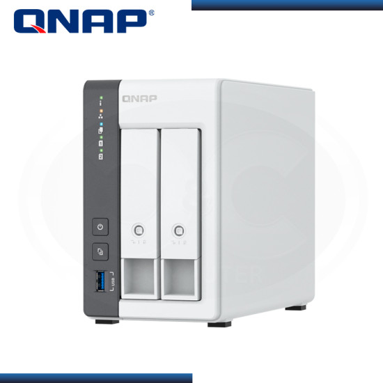 ALMACENAMIENTO NAS QNAP TS-216G ARM CORTEX A55 2 BAHÍAS/MEMORIA 4GB RAM INTEGRADA (NO AMPLIABLE) LAN