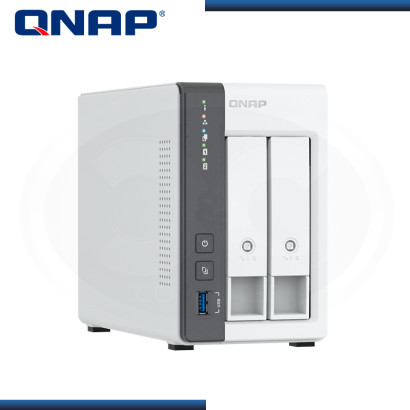 ALMACENAMIENTO NAS QNAP TS-216G ARM CORTEX A55 2 BAHÍAS/MEMORIA 4GB RAM INTEGRADA (NO AMPLIABLE) LAN