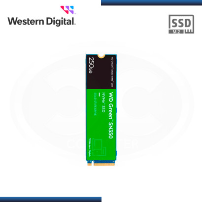 SSD 250GB WD GREEN SN350 M.2 2280 NVMe PCIe 3.0x4 (PN:WDS250G2G0C-00CDH0)