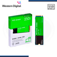 SSD 250GB WD GREEN SN350 M.2 2280 NVMe PCIe 3.0x4 (PN:WDS250G2G0C-00CDH0)