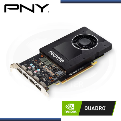 PNY NVIDIA QUADRO P2000 5GB GDDR5 160BITS (PN:VCQP2000-ESPPB)