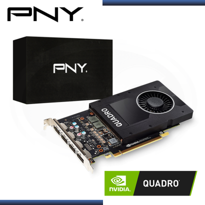 PNY NVIDIA QUADRO P2000 5GB GDDR5 160BITS (PN:VCQP2000-ESPPB)