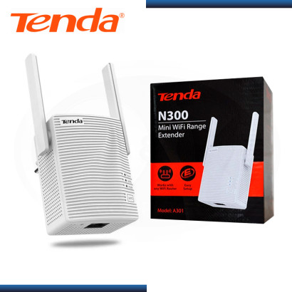 EXTENSOR DE RANGO INALAMBRICO MINI TENDA A301 300MBPS