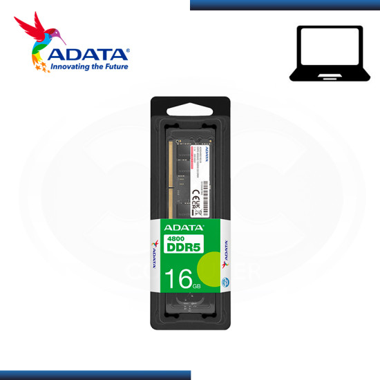 MEMORIA 16GB DDR5 SODIMM ADATA BUS 4800MHZ (PN:AD5S480016G-S)