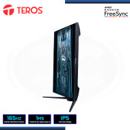 MONITOR LED 27" TEROS TE-2752G 1920X1080 HDMI DP 1MS/165Hz/AMD FREESYNC