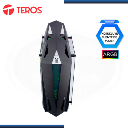 CASE TEROS TE-1314G ARGB BLACK SIN FUENTE VIDRIO TEMPLADO USB 3.0/USB 2.0