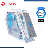 CASE TEROS TE-1311G ARGB WHITE SIN FUENTE VIDRIO TEMPLADO USB 3.0/USB 2.0