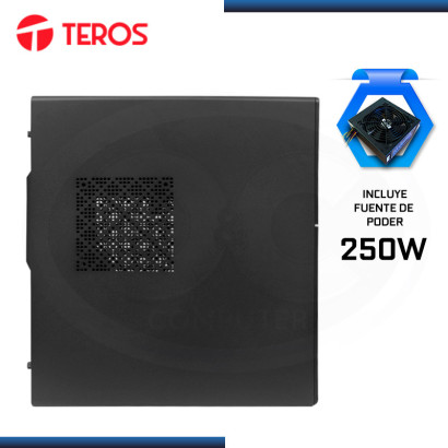 CASE TEROS TE-1038S BLACK CON FUENTE 250W USB 3.0/USB 2.0