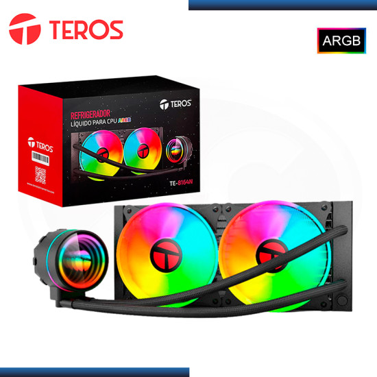 TEROS TE-8164N ARGB BLACK REFRIGERACION LIQUIDA AMD/INTEL