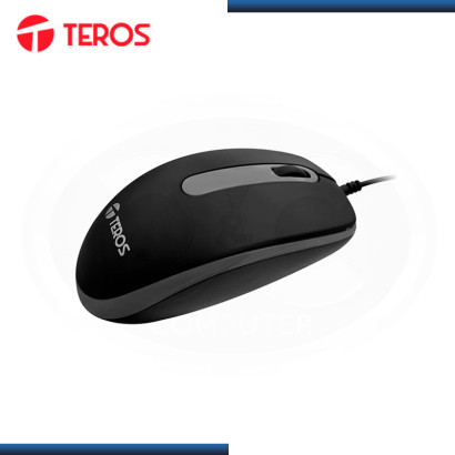 MOUSE TEROS TE-1220S BLACK 1,000 DPI CONEXIÓN USB