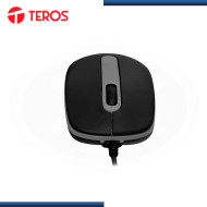 MOUSE TEROS TE-1220S BLACK 1,000 DPI CONEXIÓN USB