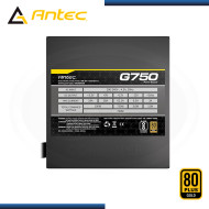 FUENTE ANTEC ATOM G750 BLACK 750W 80 PLUS GOLD SEMI MODULAR (PN:761345200356)