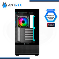 CASE ANTRYX  FX-740 ARGB BLACK SIN FUENTE VIDRIO TEMPLADO USB TYPE-C /USB 3.0