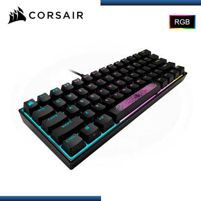 TECLADO CORSAIR K65 RGB MINI 60% CHERRY MX SPEED MECANICO WIRED USB (PN:CH9194014-NA)