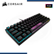 TECLADO CORSAIR K65 RGB MINI 60% CHERRY MX SPEED MECANICO WIRED USB (PN:CH9194014-NA)