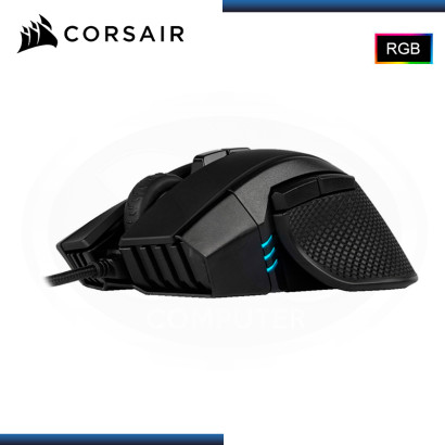 MOUSE CORSAIR IRONCLAW RGB FPS/MOBA BLACK 18,000 DPI CONEXION WIRED USB (PN:CH-9307011-NA)