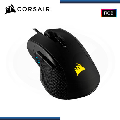 MOUSE CORSAIR IRONCLAW RGB FPS/MOBA BLACK 18,000 DPI CONEXION WIRED USB (PN:CH-9307011-NA)