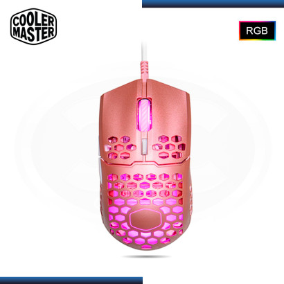 MOUSE COOLER MASTER MM711 SAKURA PINK RGB GAMING (PN:MM-711-MP0L1)