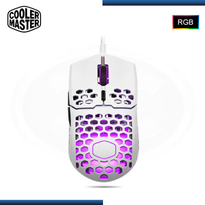 MOUSE COOLER MASTER MM711 RGB WHITE MATTE GAMING (PN:MM-711-WW0L1)