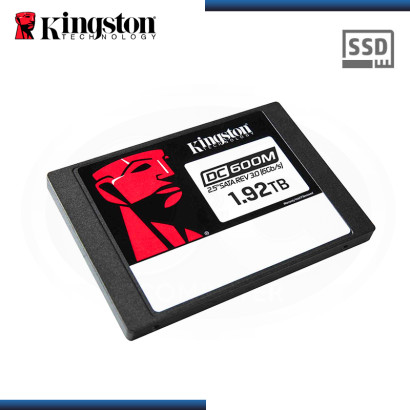 SSD 1.92TB KINGSTON DC600M SATA III FORMATO 2.5" (PN:SEDC600M/1920G)