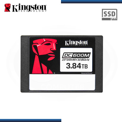 SSD 3.84TB KINGSTON DC600M SATA III FORMATO 2.5" (PN:SEDC600M/3840G)