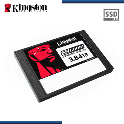 SSD 3.84TB KINGSTON DC600M SATA III FORMATO 2.5" (PN:SEDC600M/3840G)