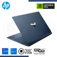 LAPTOP HP VICTUS GAMING 15-FA1657NR/GEFORCE RTX 4060/CORE I7 13620H/PANTALLA 15.6"/MEMORIA 16GB DDR4/SSD 512GB M.2/WIN 11H